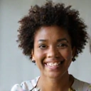 Diverse team member smiling