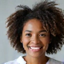 Diverse team member smiling