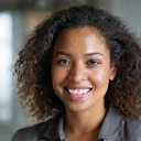 Diverse team member smiling