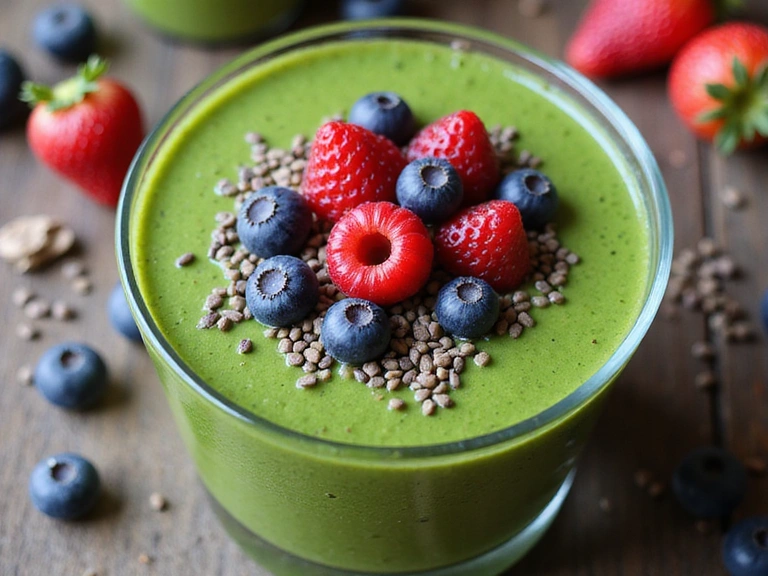 Green leaves and natural ingredients representing natural products